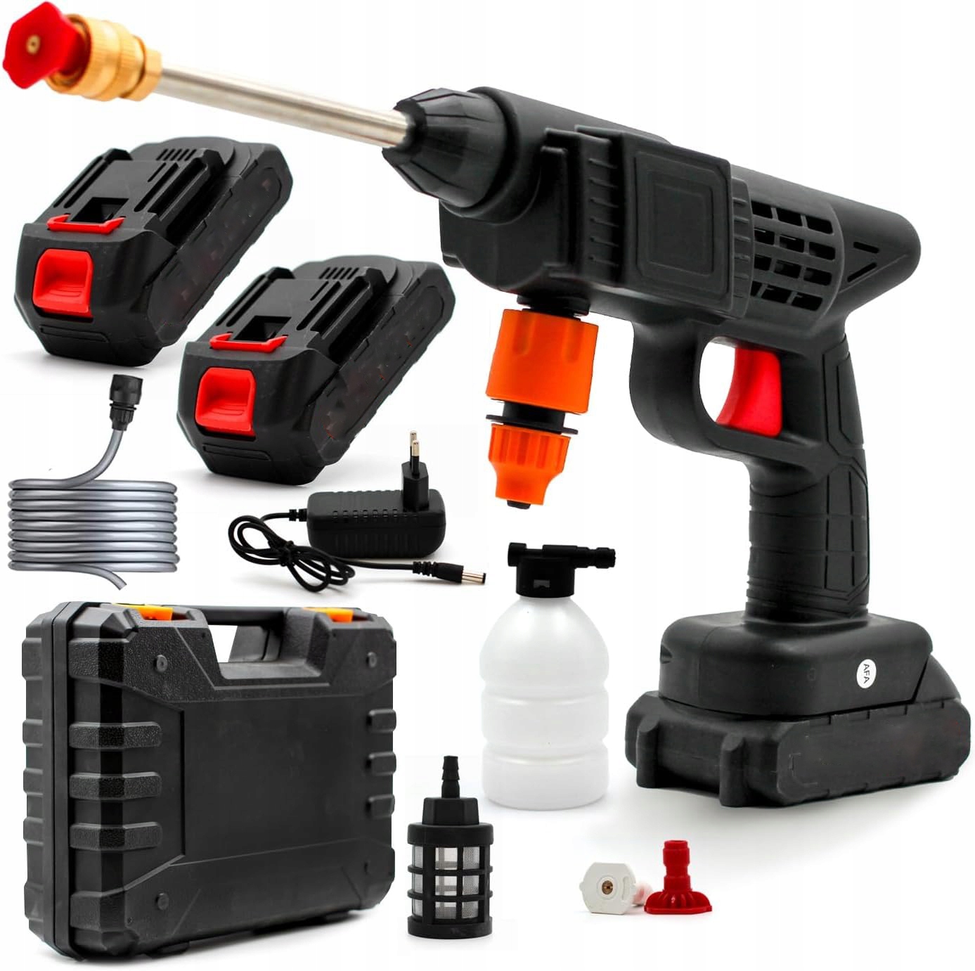 AKUMULÁTOROVÁ TLAKOVÁ UMÝVAČKA VÝKONNÁ 21V 1500W + 2 BATÉRIE + KRABIČKA